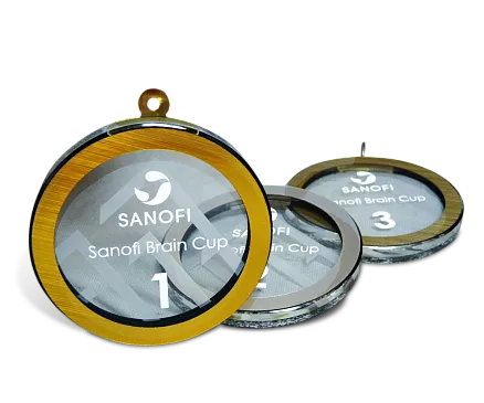 Медали из акрила SANOFI ММД-15334