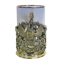 Подстаканник с гербом РФ